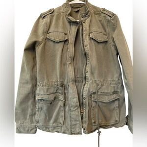 Lucky Brand Green Utility Jacket Size Medium